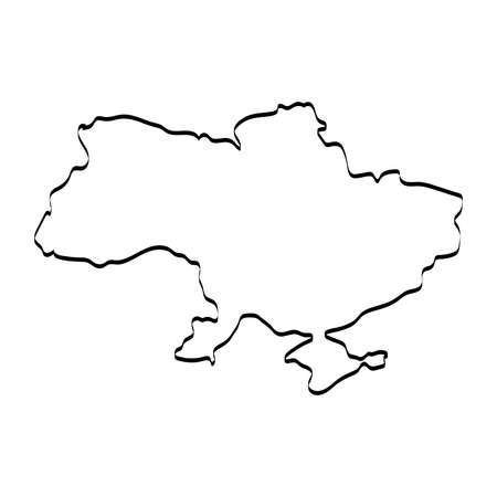 Stop War in Ukraine concept vector illustration. Ukrainian map illustration. Save Ukraine from Russia.のイラスト素材