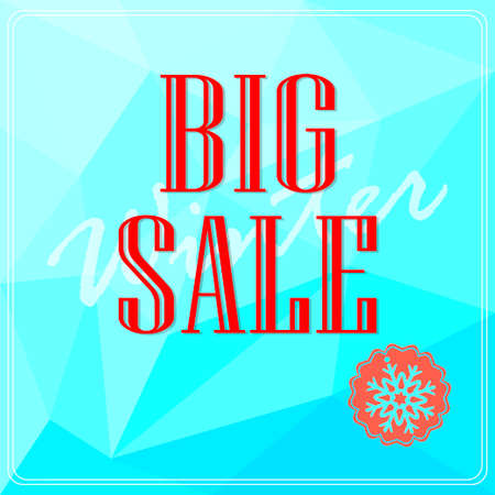Christmas sale background. BIG SALE tagのイラスト素材