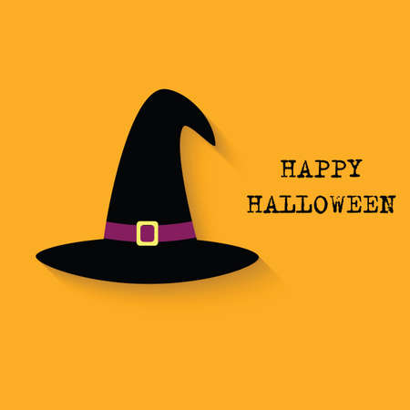 Abstract Halloween  background.  Halloween witch. Vector illustrationのイラスト素材