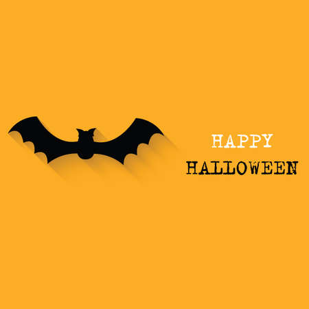 Halloween vector  background with bat. Vector illustrationのイラスト素材