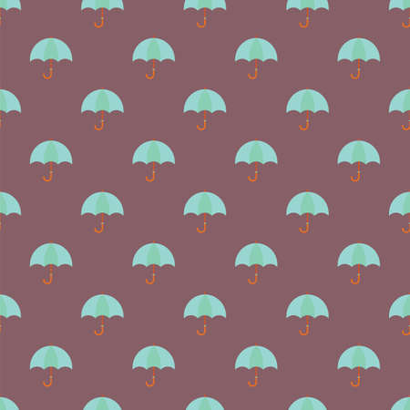 Umbrella seamless pattern background. Vector illustrationのイラスト素材