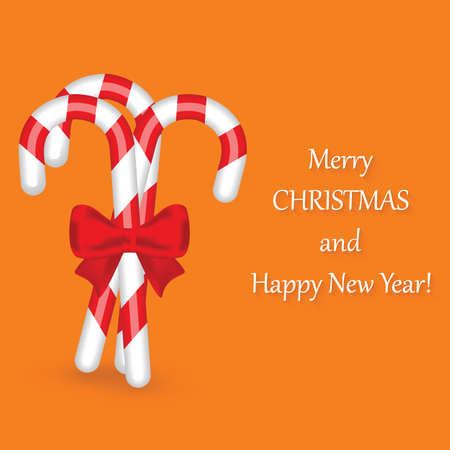 Christmas Candy Cane. Vector illustrationのイラスト素材