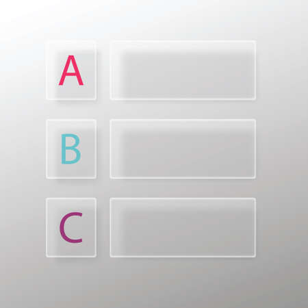 Vector chart template in modern style. Vector illustration can be used for workflow layout, diagram,...