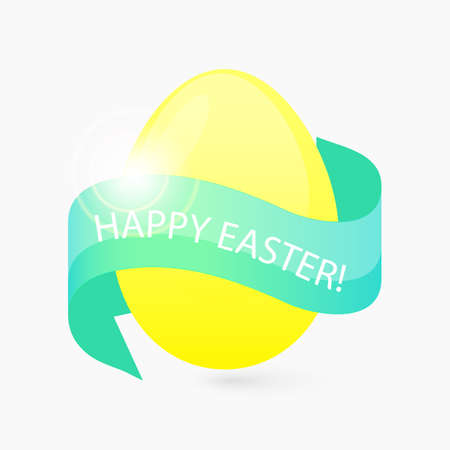 Happy Easter celebrations greeting card design. Vector illustrationのイラスト素材