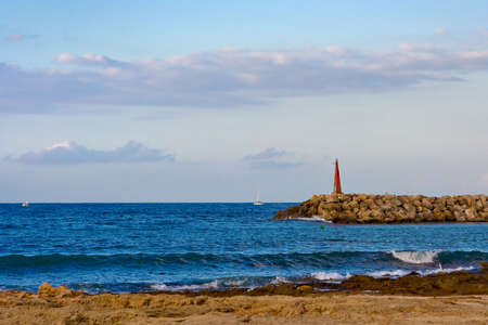 sunset on majorcaの写真素材