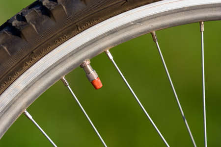 bike wheelの写真素材