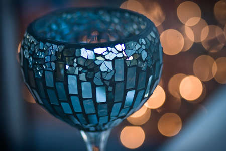 empty old cup on nice backgroundの写真素材