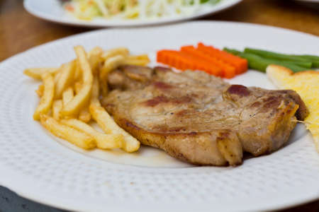 STEAK DINNER の写真素材