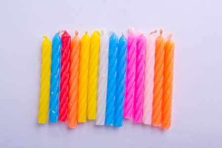 Birthday candles の写真素材