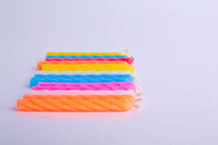 Birthday candles の写真素材