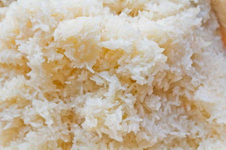 Steamed rice の写真素材