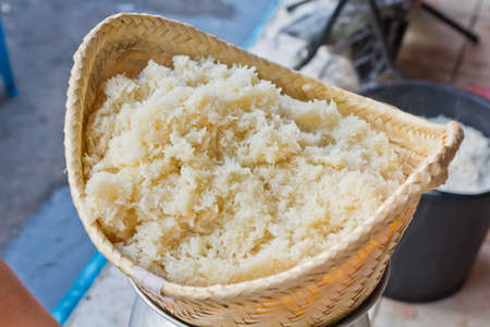 Steamed rice の写真素材