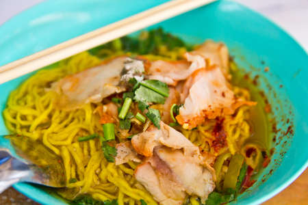 Pork noodle water の写真素材