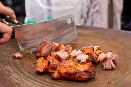 Fry pork 