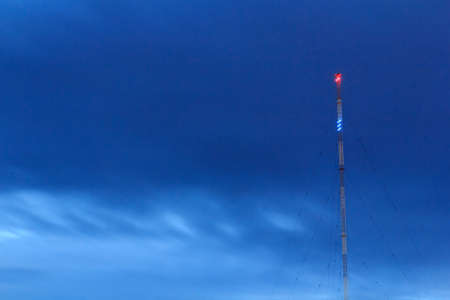 Antenna signal And background evening sky.の写真素材