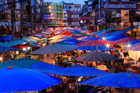 fresh food market. Phitsanulok-thailand.のeditorial素材