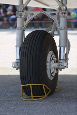 Plane wheel.