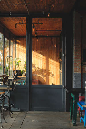 Coffee Shop Vintage Style.の写真素材