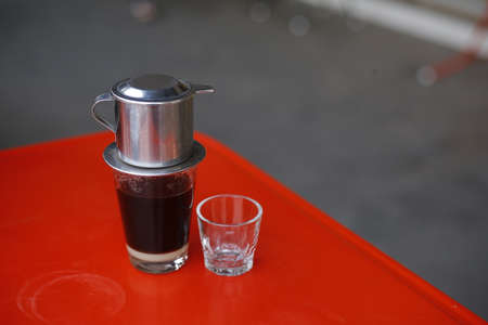 Vietnamese style coffeeの写真素材