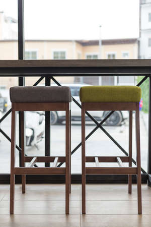 Modern table and chair photography.の写真素材