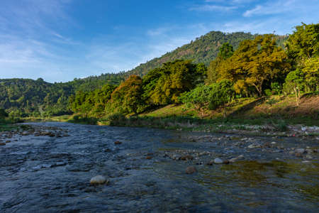 Streams, mountains and rivers. Nakhon Si Thammarat province, Thailand.の写真素材
