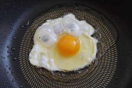 Cooking Fried Egg.