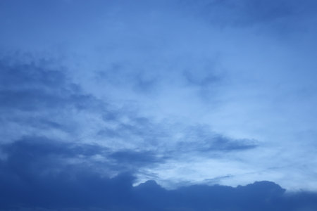 Rainy season clouds and luridの写真素材