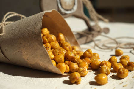 Chickpea crispiesの写真素材