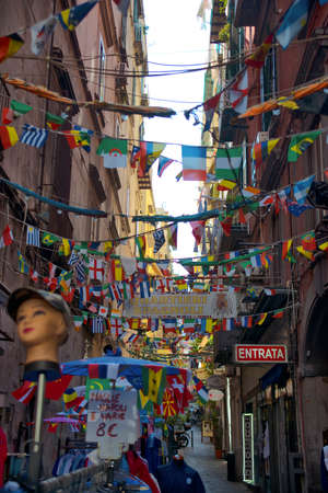 Italy, Naples, streetのeditorial素材