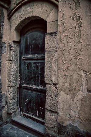 Old window, in Napoliの写真素材