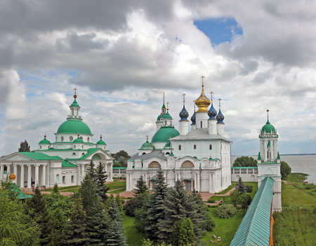 Rostov, Russia - 18 July 2017: Monastery of St. Jacob Saviour (Spaso-Yakovlevsky Dimitriev)  is an...