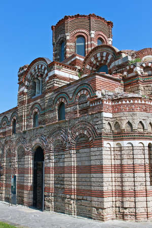 Nesebar, Bulgaria - 12 July 2015: Church of Christ Pantocrator is a medieval Eastern Orthodox...