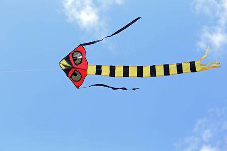 Scarecrow kite close up background.の写真素材
