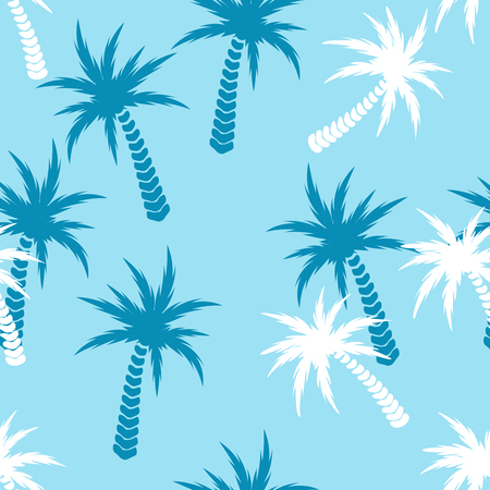 Seamless Pattern Summer Floral Design With Beautiful Flower and other vegetation and plantationのイラスト素材