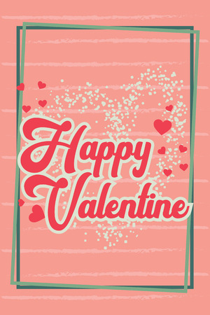 ector Valentine's day cards templates. Hand drawn February 14 gift tags, labels or posters collection. Vintage love lettering background. - Vectorのイラスト素材