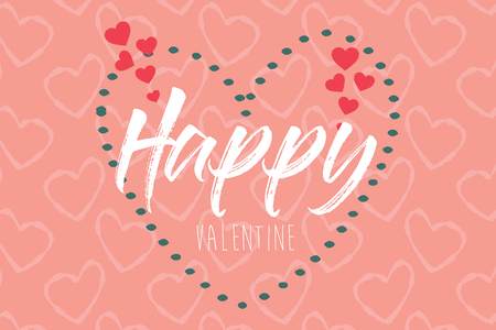 ector Valentine's day cards templates. Hand drawn February 14 gift tags, labels or posters collection. Vintage love lettering background. - Vectorのイラスト素材