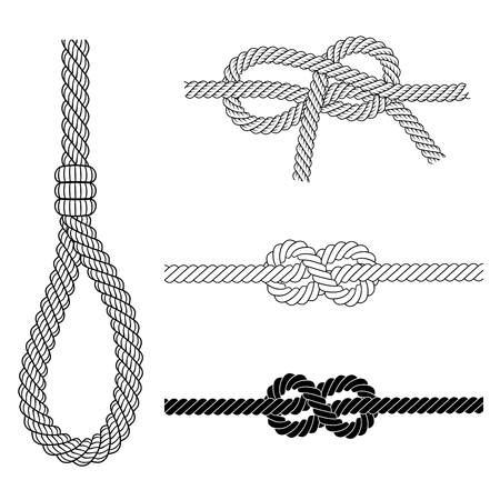 Vintage Rope Border Frame in Vectorのイラスト素材