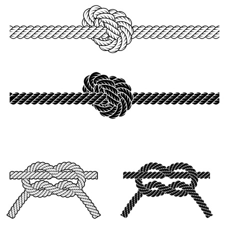 Vintage Rope Border Frame in Vectorのイラスト素材