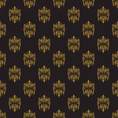 Damask seamless pattern background Royalty Free Vector