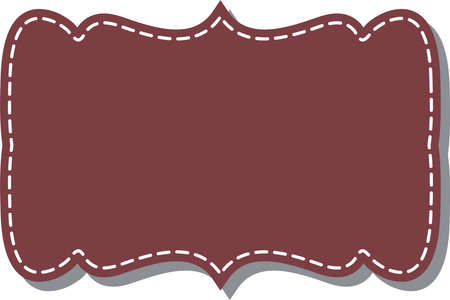 Retro Vintage Name Badge Emblemのイラスト素材