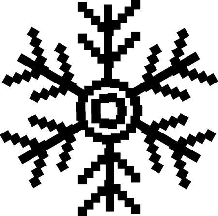 Christmas Snowflake Snow Crystalのイラスト素材