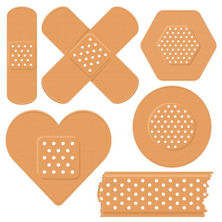 Adhesive plasterのイラスト素材