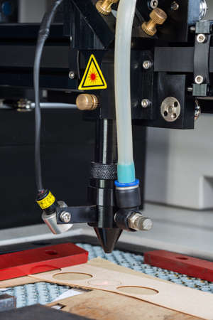 Laser cutting machine.の写真素材