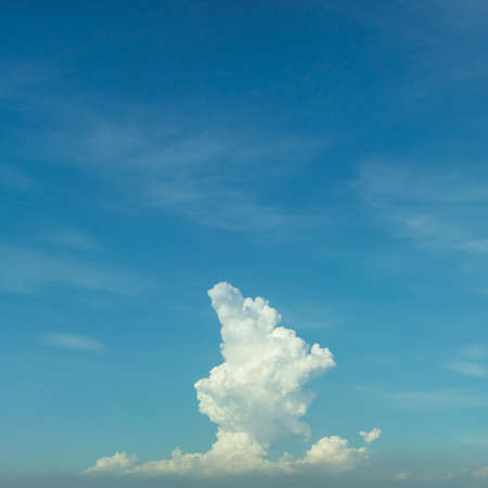 Blue sky with cloud.