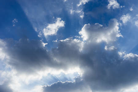 Sky against sunlgiht.