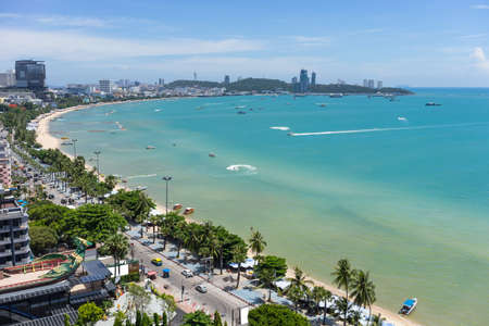 Beach of Pattaya,Thailand.のeditorial素材