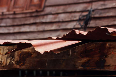 The Eaves Of Rural House Has A Long History.
