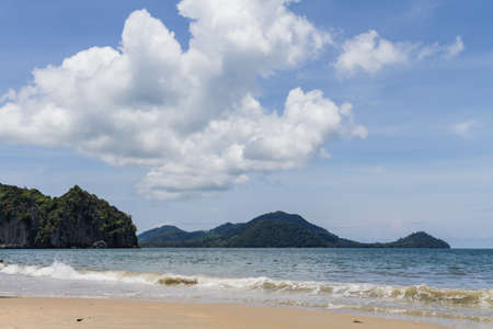 The Background Of Turquoise Sea And Blue Sky In The Andaman Sea Of Thailand.の写真素材