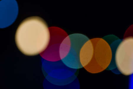 Abstract Colorful Defocused Blurred Bokeh And Vintage Color Background.の写真素材