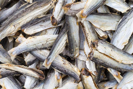 Fish Dried Food For Sale On The Stalls Market At Kohyor In Songkhla, Thailand.の写真素材